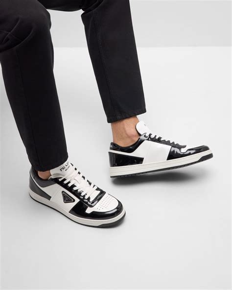 Prada Men's Downtown Patent Leather Low